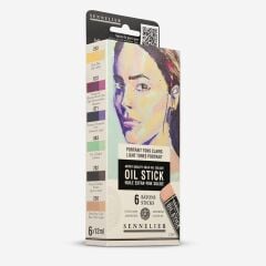Sennelier Oil Stick Set Mini 6lı Portre Set