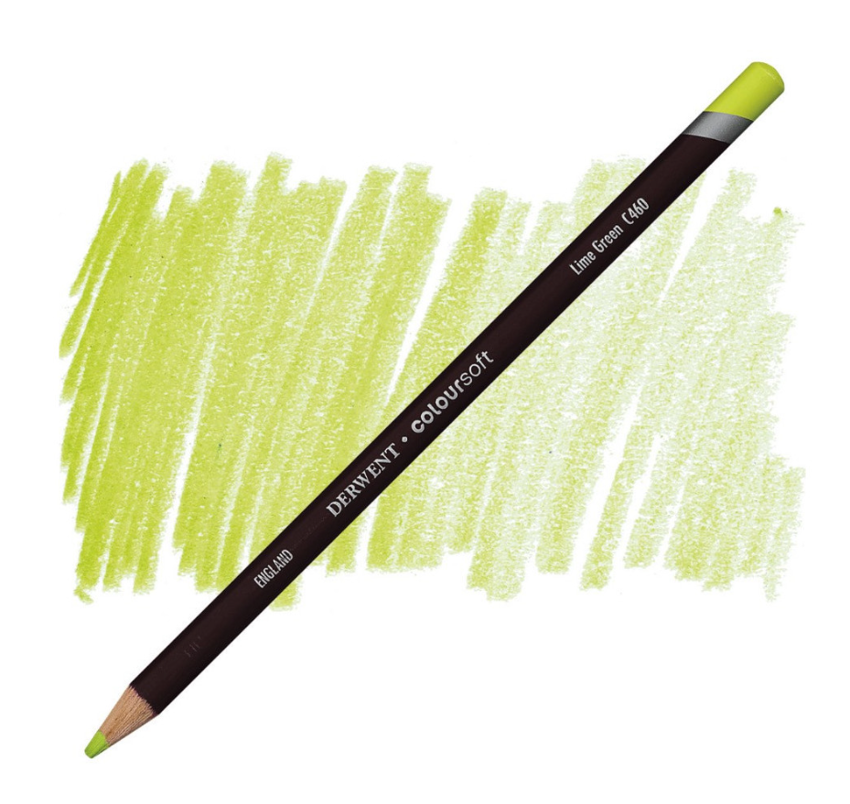 Derwent Coloursoft Kuru Boya Kalemi Lime Green  C460