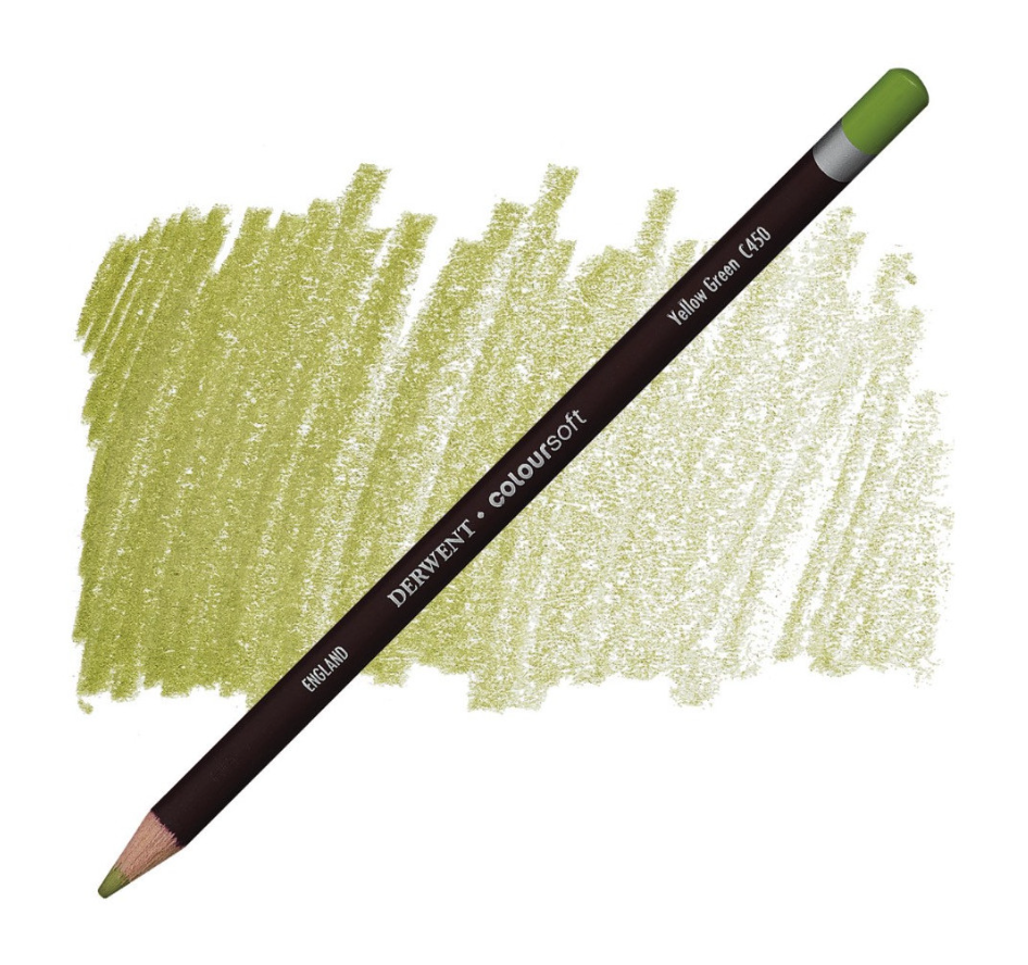 Derwent Coloursoft Kuru Boya Kalemi Yellow Green  C450