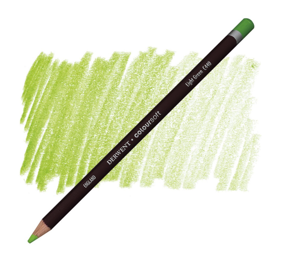 Derwent Coloursoft Kuru Boya Kalemi Light Green  C440