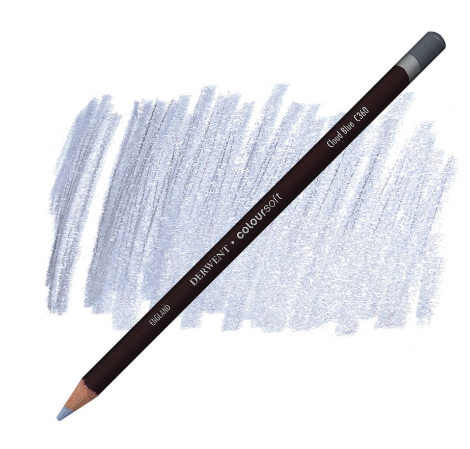 Derwent Coloursoft Kuru Boya Kalemi Cloud Blue  C360