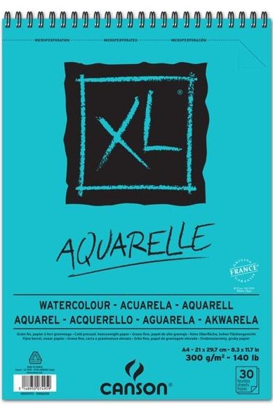 Canson XL Aquarelle Sulu Boya Defteri A4 300 gr 30 Yaprak