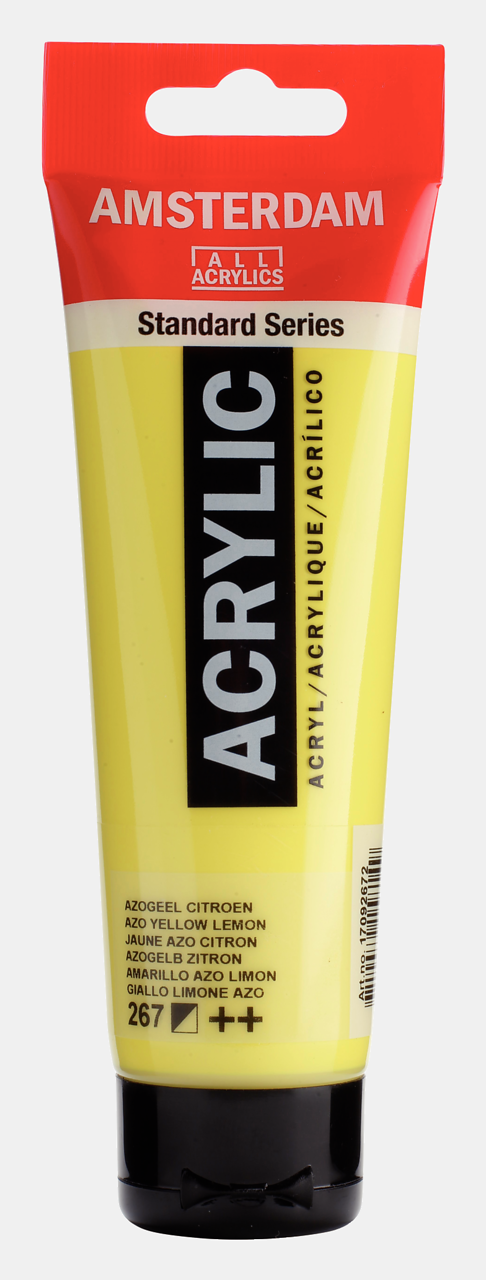 Amsterdam Akrilik Boya 120ml. N:267 Azo Yellow Lemon