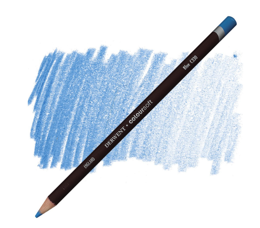 Derwent Coloursoft Kuru Boya Kalemi Blue  C330