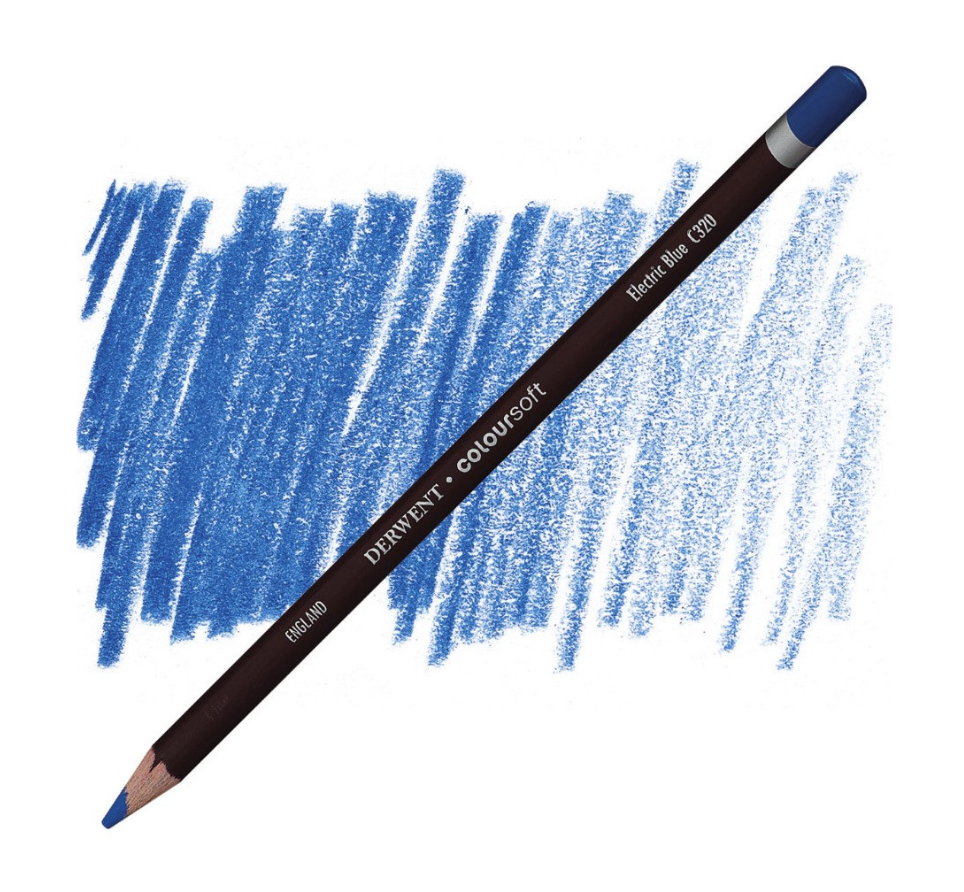 Derwent Coloursoft Kuru Boya Kalemi Electric Blue  C320