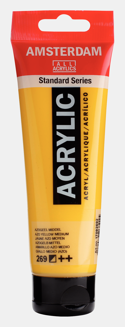 Amsterdam Akrilik Boya 120ml. N:269 Azo Yellow Medium