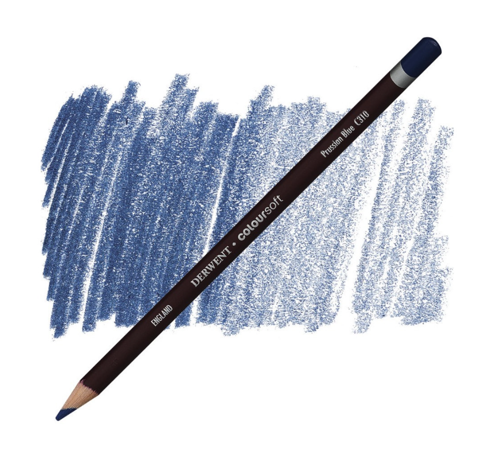 Derwent Coloursoft Kuru Boya Kalemi Prussian Blue  C310