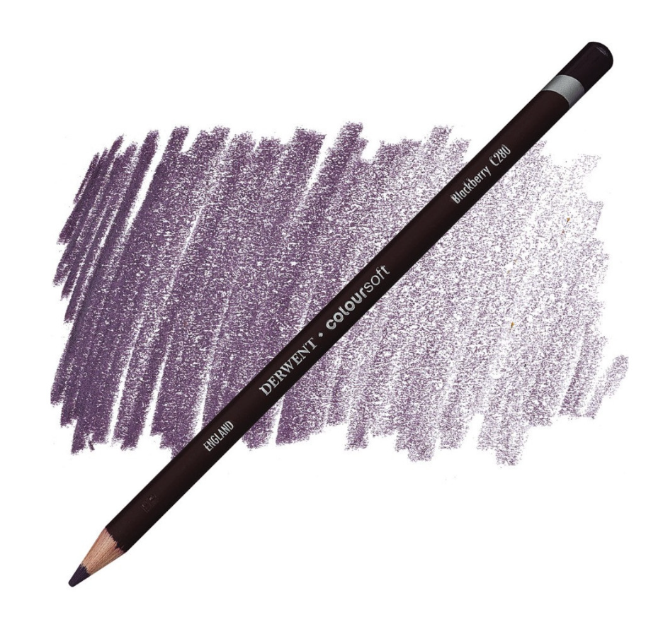 Derwent Coloursoft Kuru Boya Kalemi Blackberry  C280
