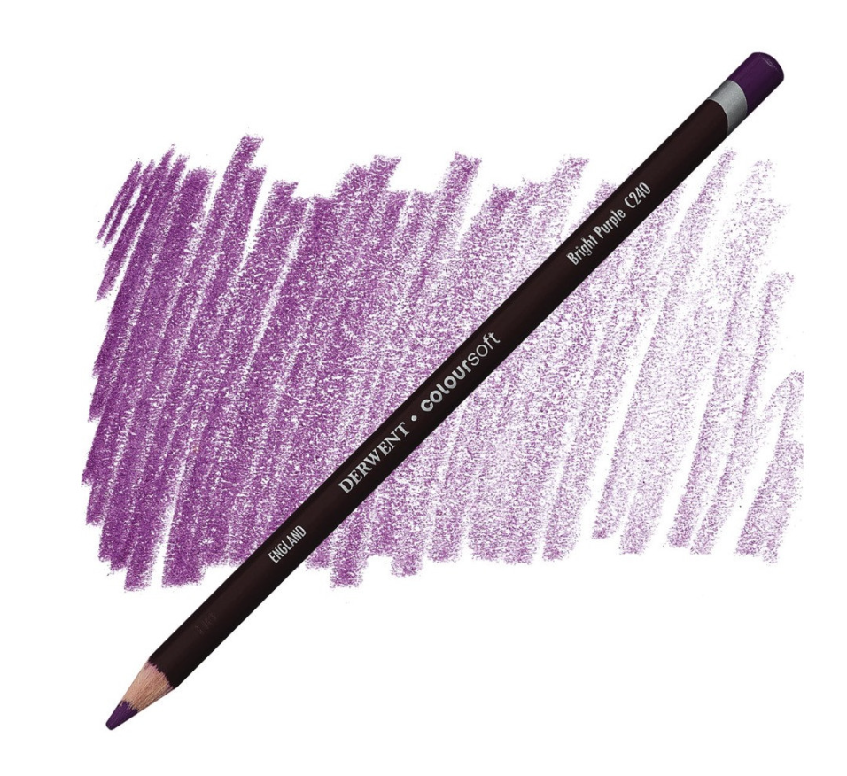 Derwent Coloursoft Kuru Boya Kalemi Bright Purple  C240
