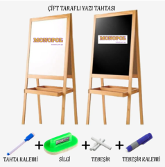 Monopol Çift Taraflı Ayaklı Yazı Tahtası