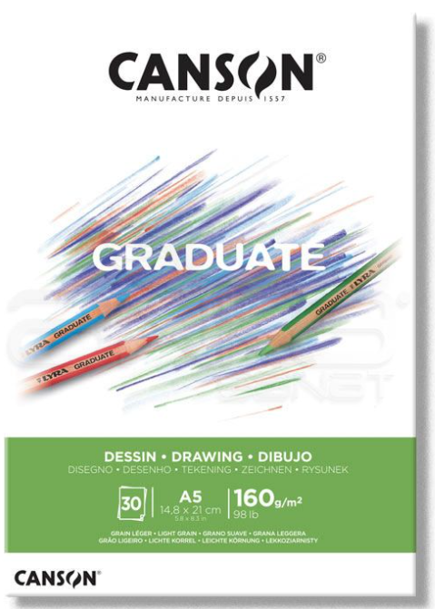 Canson Graduate Drawing Çizim Defteri A5 160gr 30 Yaprak