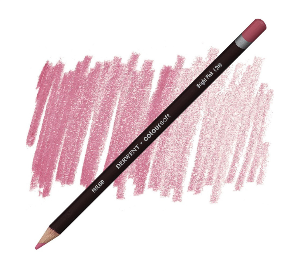 Derwent Coloursoft Kuru Boya Kalemi Bright Pink  C200