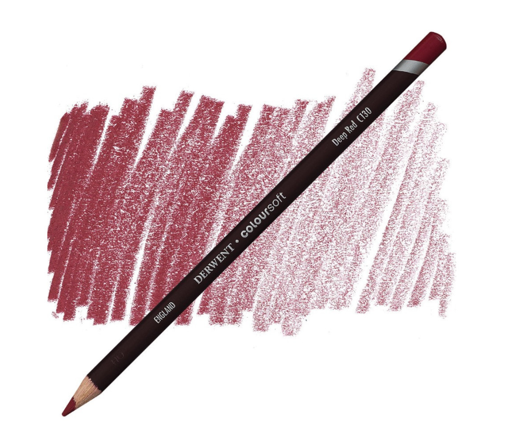Derwent Coloursoft Kuru Boya Kalemi Deep Red  C130