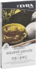 LYRA Rembrandt Aquarell Sulandırabilinir Kalem Seti 12'li Metal Kutu