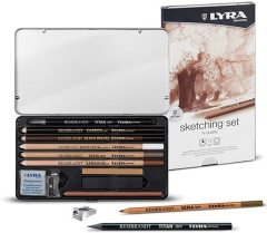 LYRA Rembrandt Sketching Set Box 11'li Metal Kutu