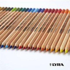 LYRA Rembrandt Aquarell Sulandırabilinir Kalem Seti 36'lı Metal Kutu