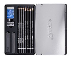 LYRA Rembrandt Graphite Set Box 11'li Metal Kutu