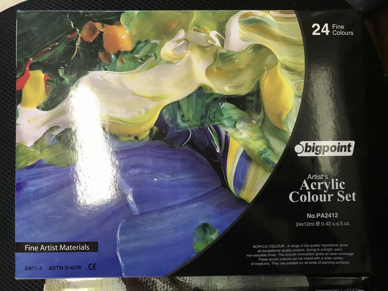 BİGPOİNT AKRİLİK SET 24'LÜX12 ML TÜP