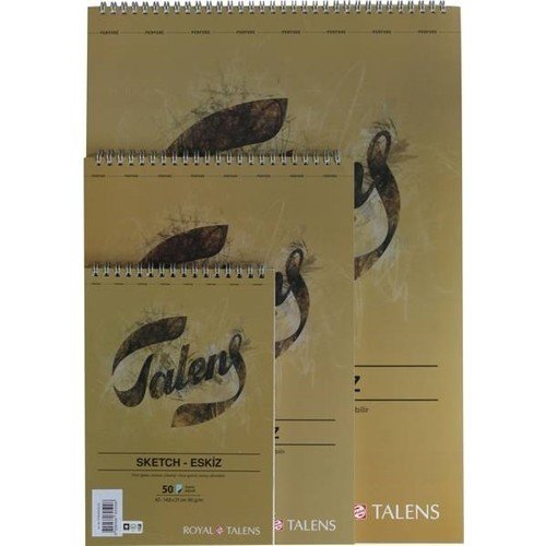 Talens Eskiz Çizim Defteri Resim Bloğu A5 90 gr 50 Yaprak (Spiralli)