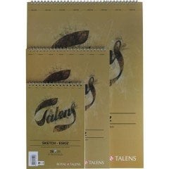 Talens Eskiz Çizim Defteri Resim Bloğu A5 90 gr 50 Yaprak (Spiralli)