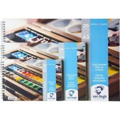 Talens Van Gogh Sulu Boya Blok A4 300 gr 20 Yaprak (Spiralli)