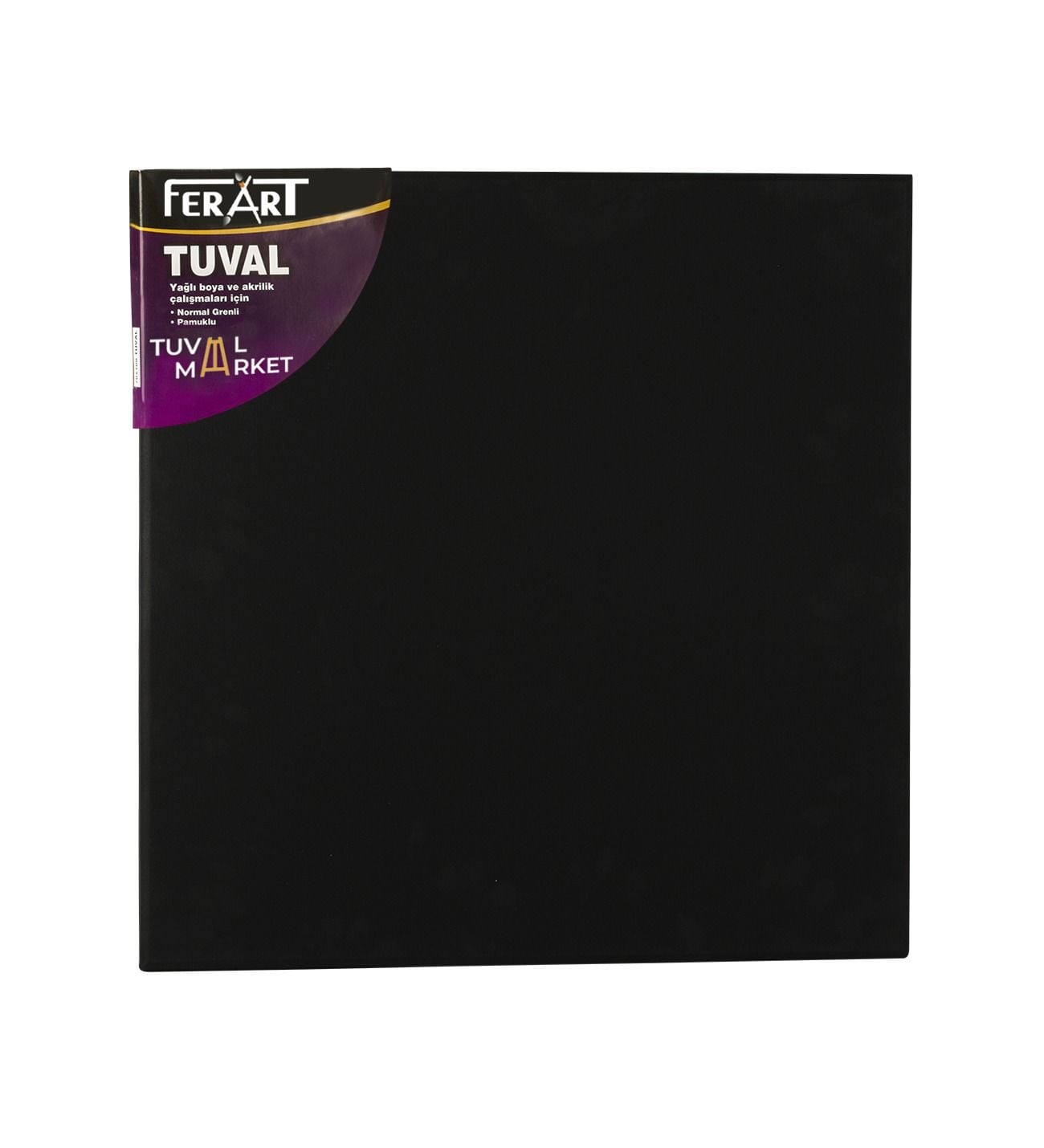 100x100 cm Tuval PRO3C BLACK