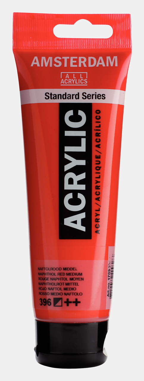 Amsterdam Akrilik Boya 120ml. N:396 Naphthol Red Medium