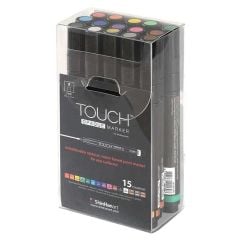 Touch Opaque Marker 15'li Set Fine (0.8 - 1.3 mm)