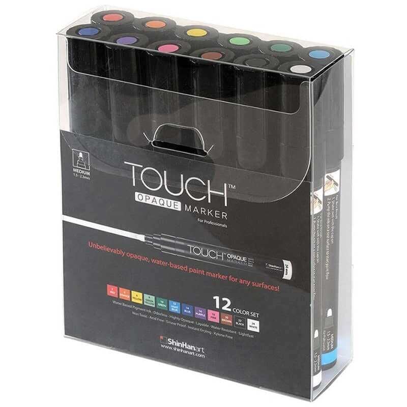 Touch Opaque Marker 12'li Set Medium (1.5 - 2.2 mm)