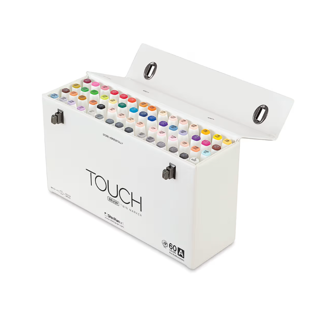Touch Twin Brush Marker Set 60 Renk SET A