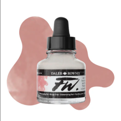 Daler Rowney Fw Ink Akrilik Mürekkep 29.5Ml Shımmerıng Red 713