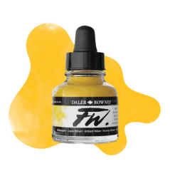 Daler Rowney Fw Ink Akrilik Mürekkep 29.5Ml Brıll Yellow 607
