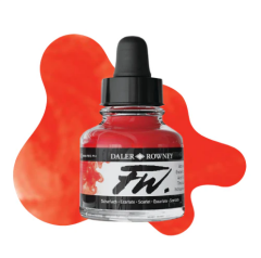 Daler Rowney Fw Ink Akrilik Mürekkep 29.5Ml Scarlet 567