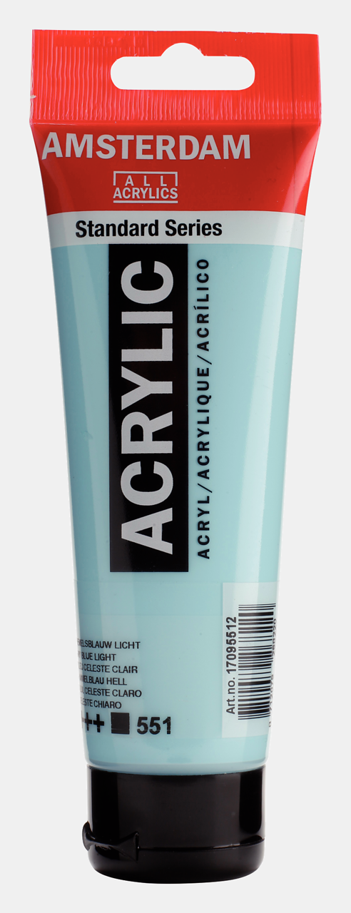 Amsterdam Akrilik Boya 120ml. N:551 Sky Blue Light 120 ml
