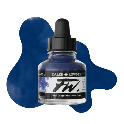 Daler Rowney Fw Ink Akrilik Mürekkep 29.5Ml Process Cyan 120