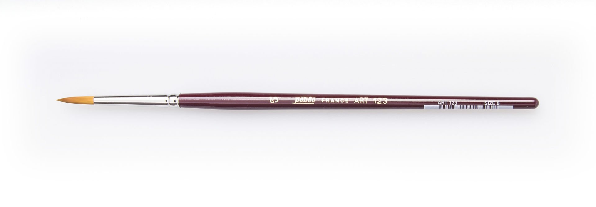 Pebeo 123 Seri Sentetik Kıl Yuvarlak Uçlu Fırça No. 5