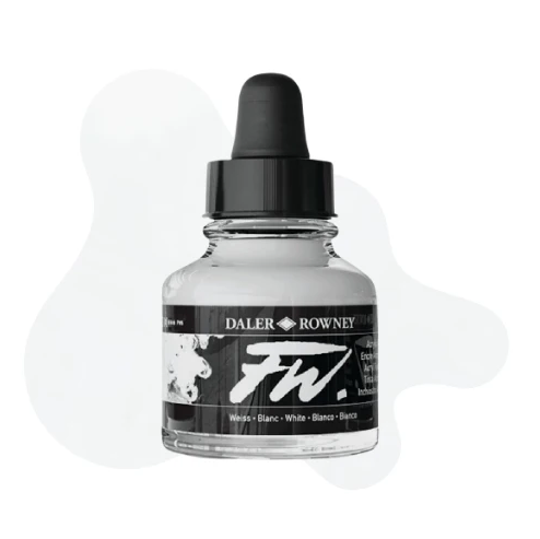 Daler Rowney Fw Ink Akrilik Mürekkep 29.5Ml Whıte 011