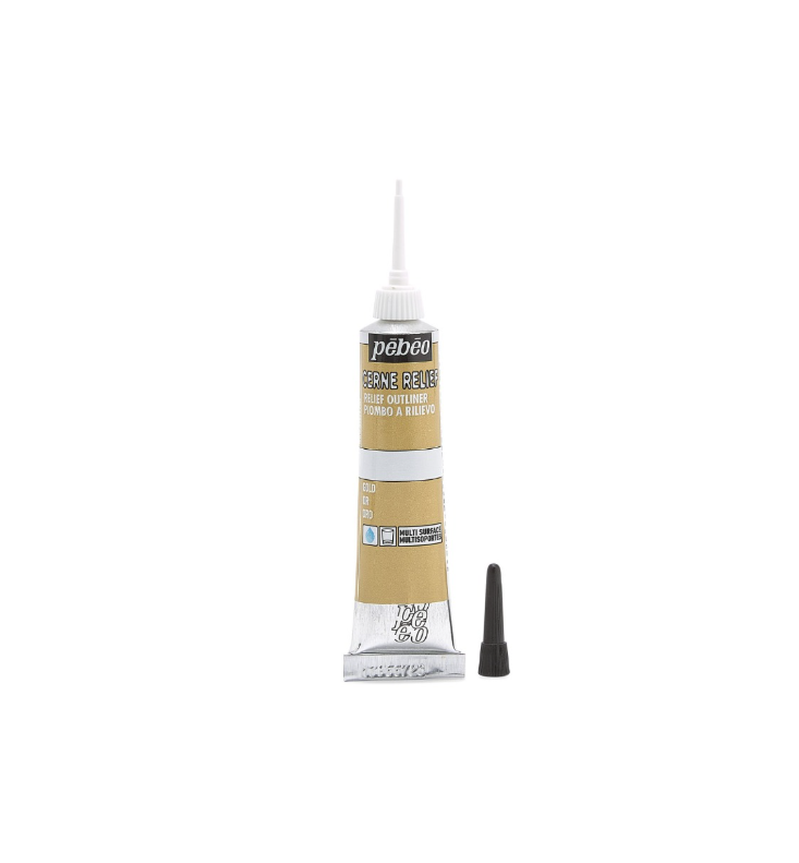Pebeo Cam Kontürü 20 Ml Tüp Altın