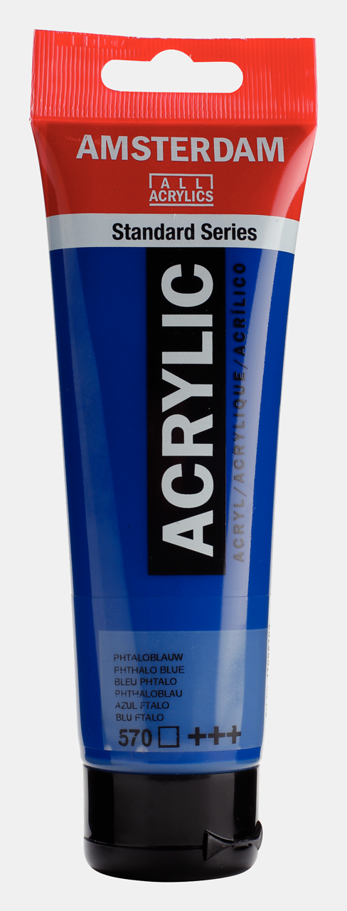Amsterdam Akrilik Boya 120ml. N:570 Phthalo Blue