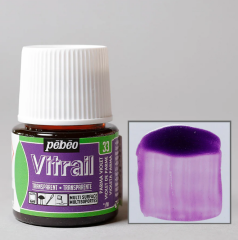 Pebeo Vitrail Cam Boyası 45 Ml Şişe Parma 33