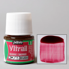 Pebeo Vitrail Cam Boyası 45 Ml Şişe Old Pink 31
