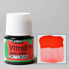 Pebeo Vitrail Cam Boyası 45 Ml Şişe Pink 21