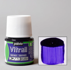 Pebeo Vitrail Cam Boyası 45 Ml Şişe Deep Blue 10