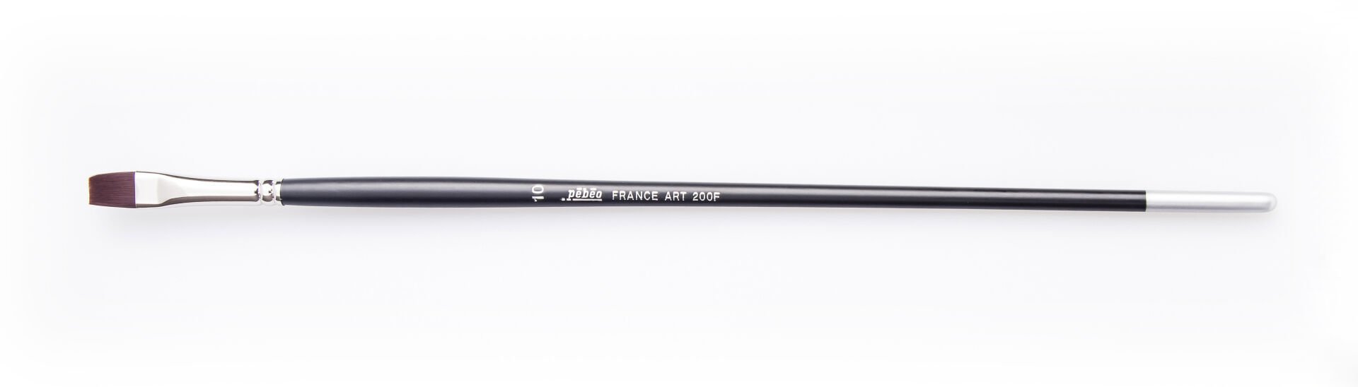 Pebeo 200F Sentetik Kıl Düz Kesik Uçlu Fırça  (Uzun Sap)