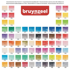 Bruynzeel Expression Kuru Boya Kalem Seti 72'li Teneke Kutu