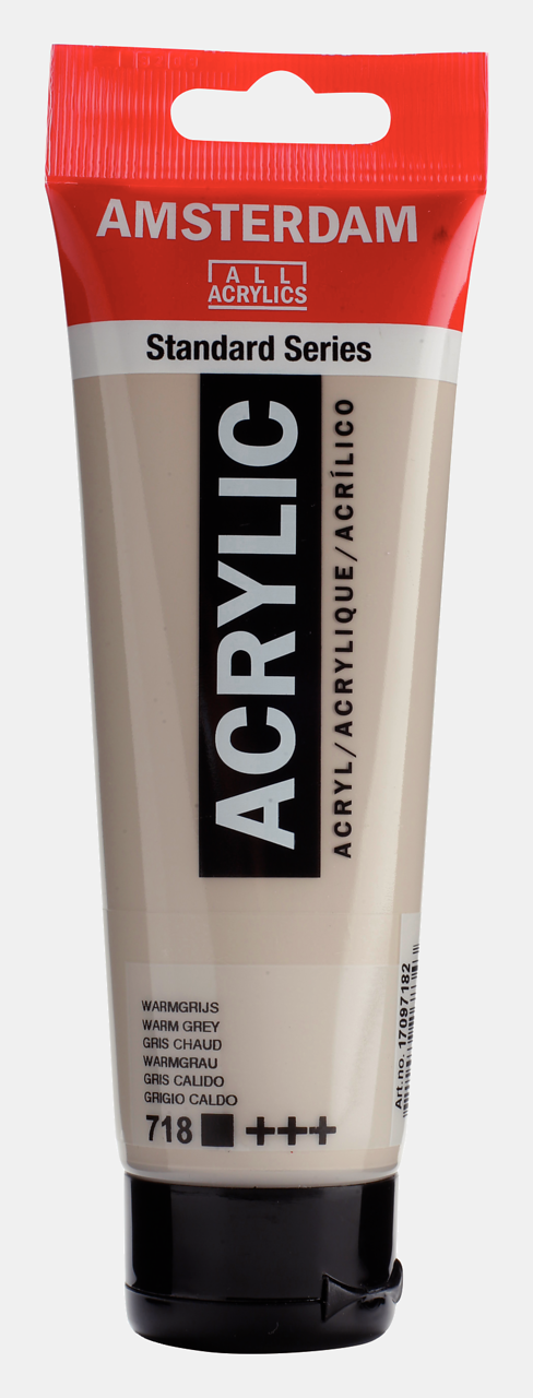 Amsterdam Akrilik Boya N:718 Warm Grey