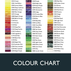 Derwent Coloursoft Kuru Boya Kalem Seti 72'li Teneke Kutu